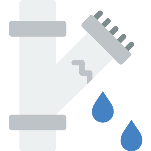 Leaking pipe icon